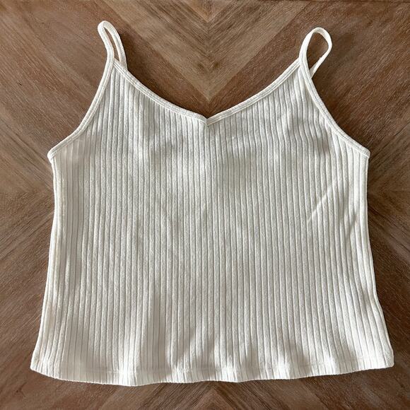 Old Navy Ribbed Crop Tank Top - Picture 1 of 6